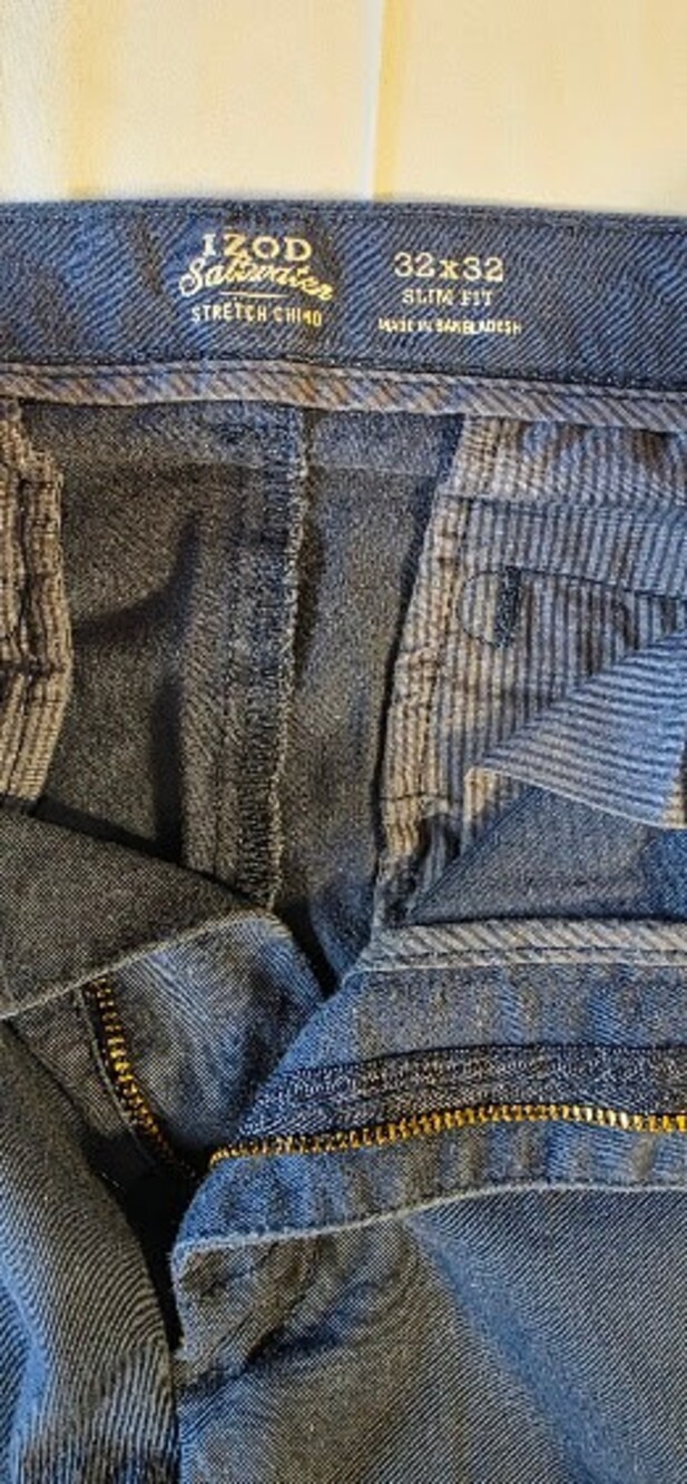 Izod Stretch Chino Slim Fit Pants 32x32
